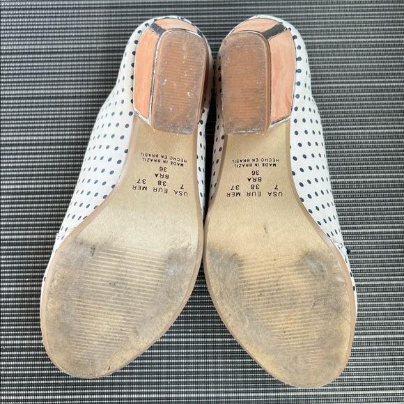 *gently used* Anthropologie Klub Nico dotted heels (size 7) - Picture 7 of 8